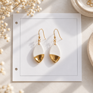 Atelier de création de bijoux en porcelaine