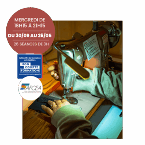 Atelier couture niveau intermédiaire