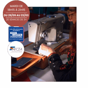 Atelier de couture niveau intermédiaire | Mardi
