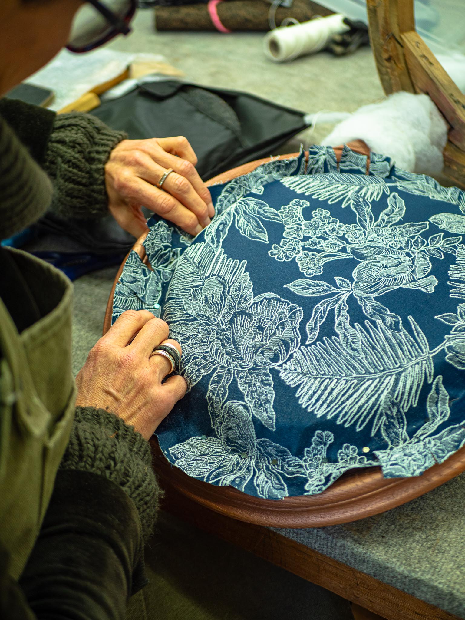 Apprenant CAP tapisserie