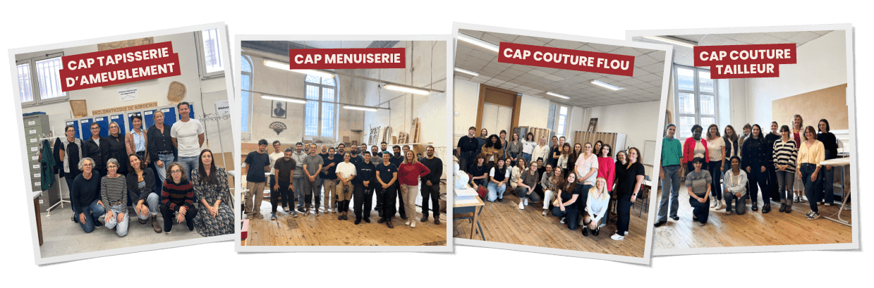 Photo des 85 nouveaux apprenants en CAP lors de la rentrée 2025 de la Philomathique.